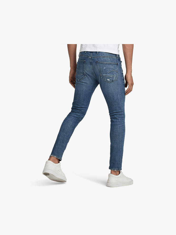 G-Star Men's Skinny Revend Faded Cascade Restored Blue Jean