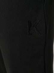KARL LAGERFELD COTTON-BLEND TRACK PANTS