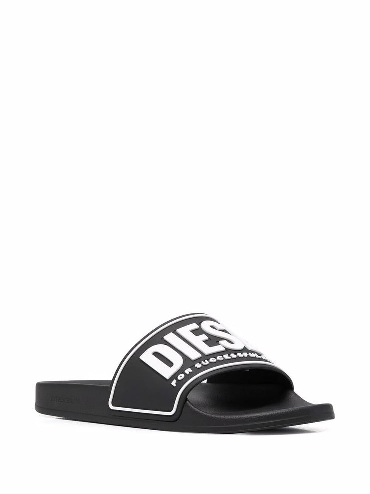 Diesel Sa-Mayemi Cc logo-embossed sildes