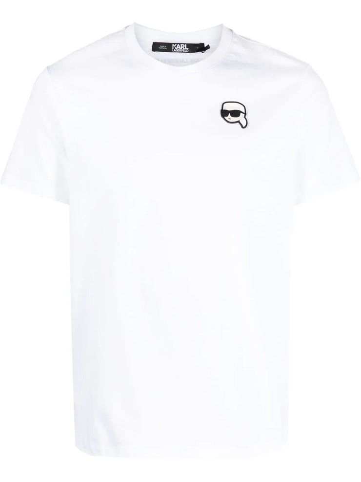 Karl Lagerfeld Ikonik appliqué-detail T-shirt