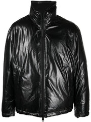 Diesel logo-patch padded jacket