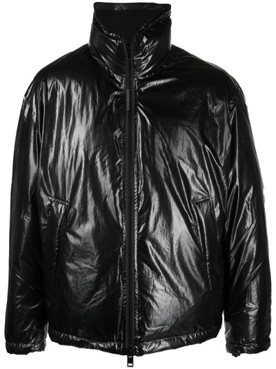 Diesel logo-patch padded jacket