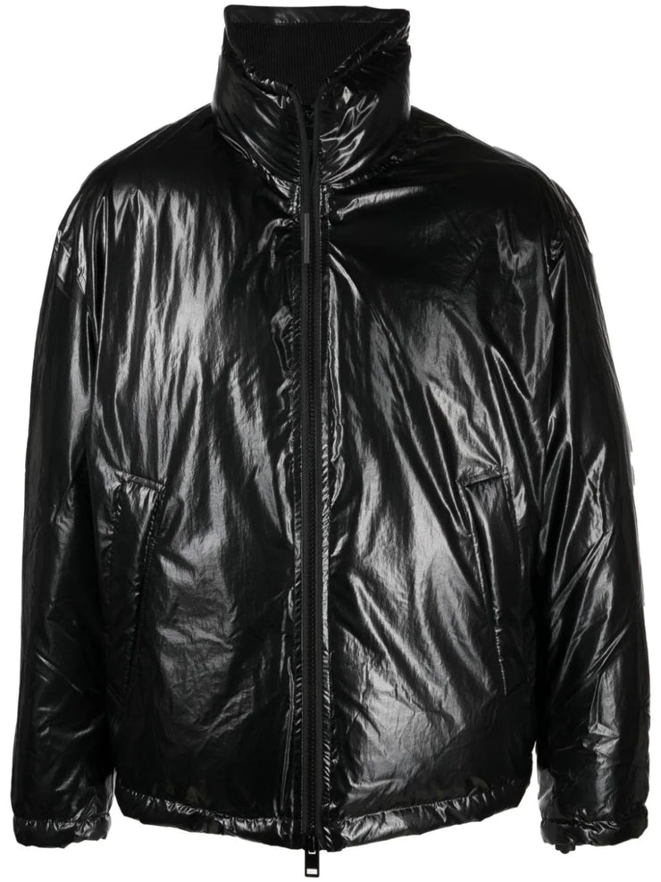 Diesel logo-patch padded jacket