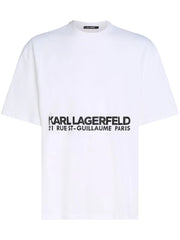 KARL LAGERFELD RUE ST-GUILLAUME WASHED EFFECT T-SHIRT
