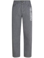 KARL LAGERFELD RUE ST-GUILLAUME WASHED-EFFECT JEANS