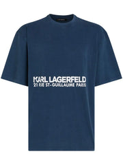 KARL LAGERFELD RUE ST-GUILLAUME WASHED EFFECT T-SHIRT